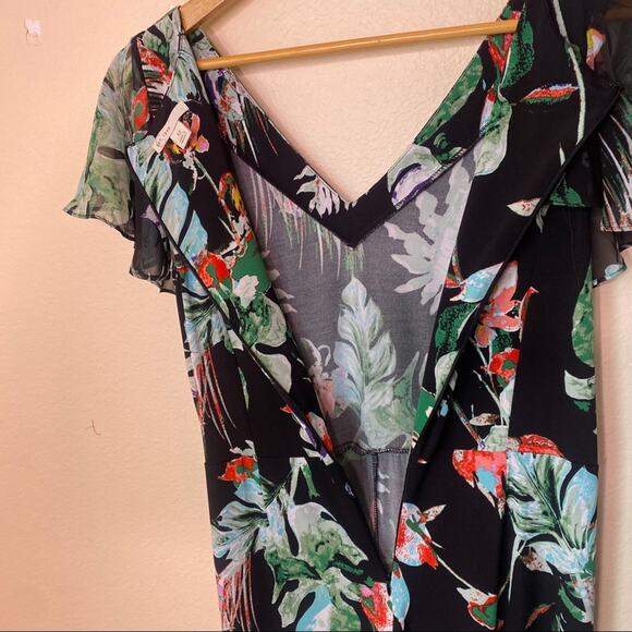 Est 1946 Black Floral Jumpsuit Medium - Picture 9 of 12